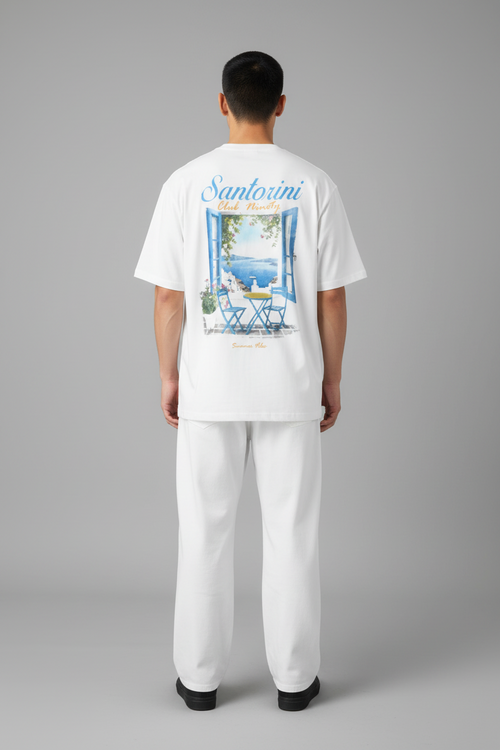 تيشيرت مطبوع بتصميم كلاسيكي - كلوب ناينتي