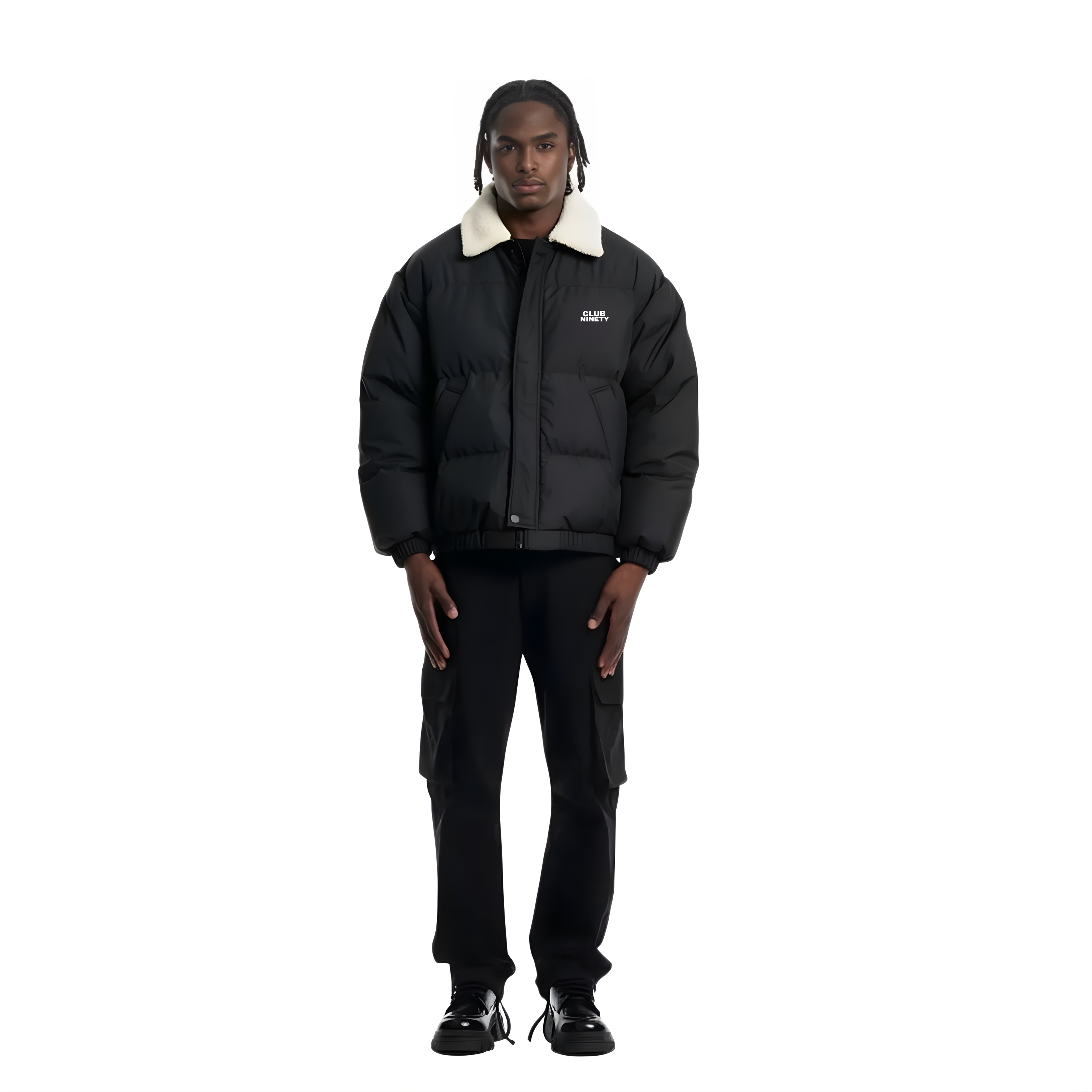 جاكيت اسود يومي 