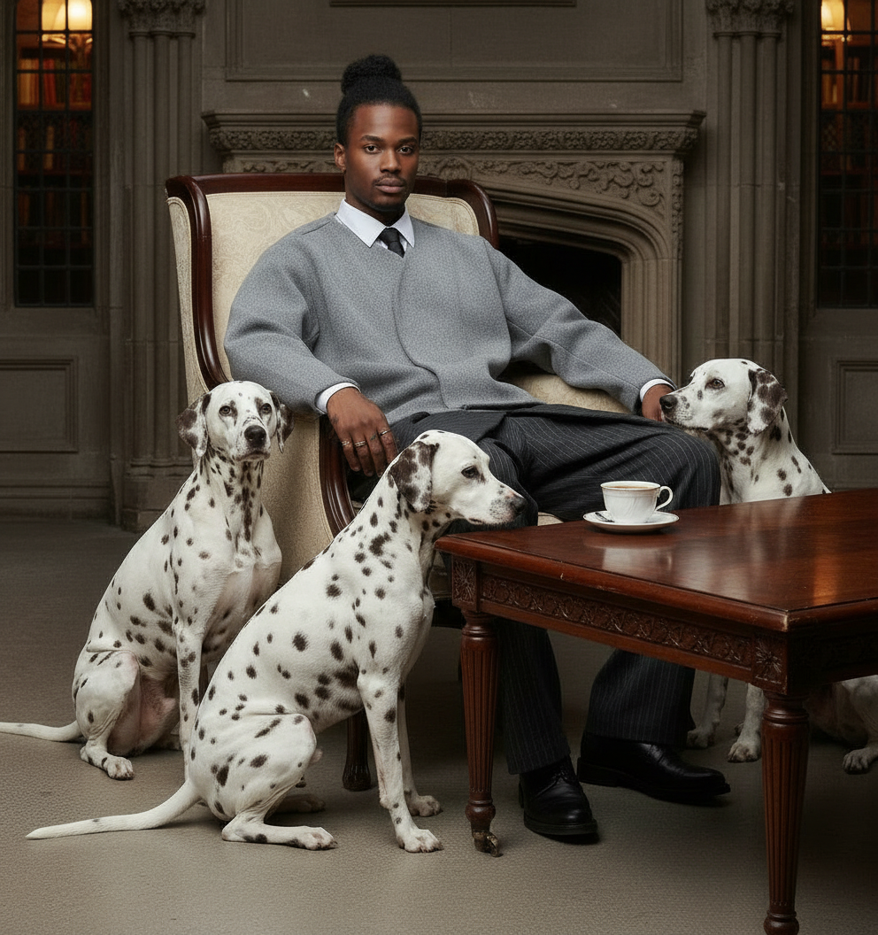 جاكيت كلاسيكي اولد ماني - رمادي