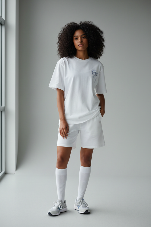 تيشيرت مطبوع بتصميم كلاسيكي - كلوب ناينتي