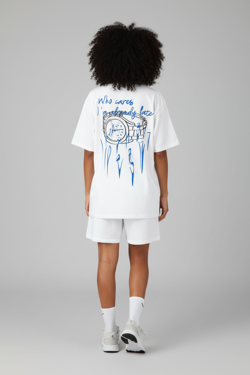 تيشيرت مطبوع بتصميم كلاسيكي - كلوب ناينتي